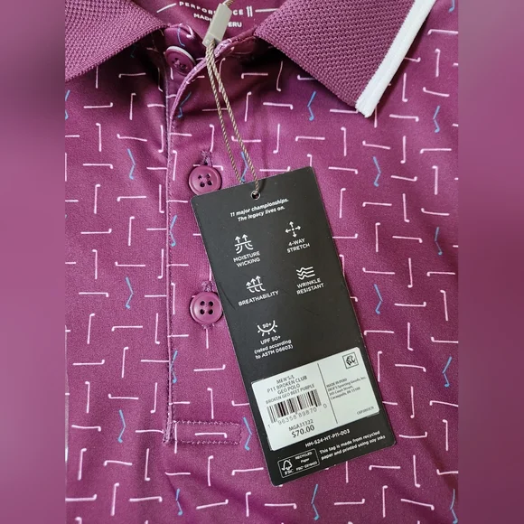 Walter Hagen Mens Golf Polo, XL and L, NWT - Picture 7 of 8